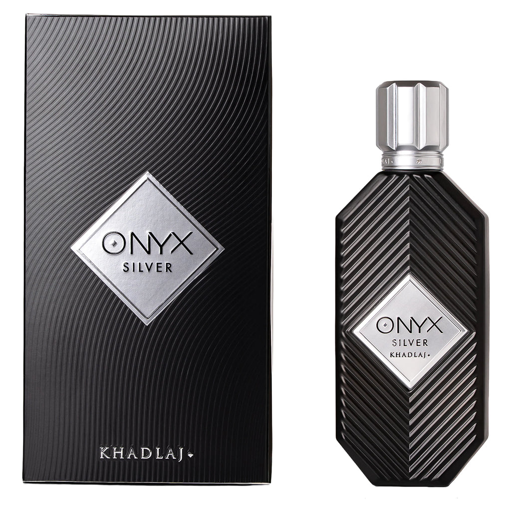 Khadlaj Onyx Silver EDP 100ml bottle