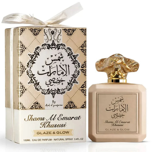 Ard Al Zaafaran Shams Al Emarat Khususi Glaze & Glow EDP 3.4 oz